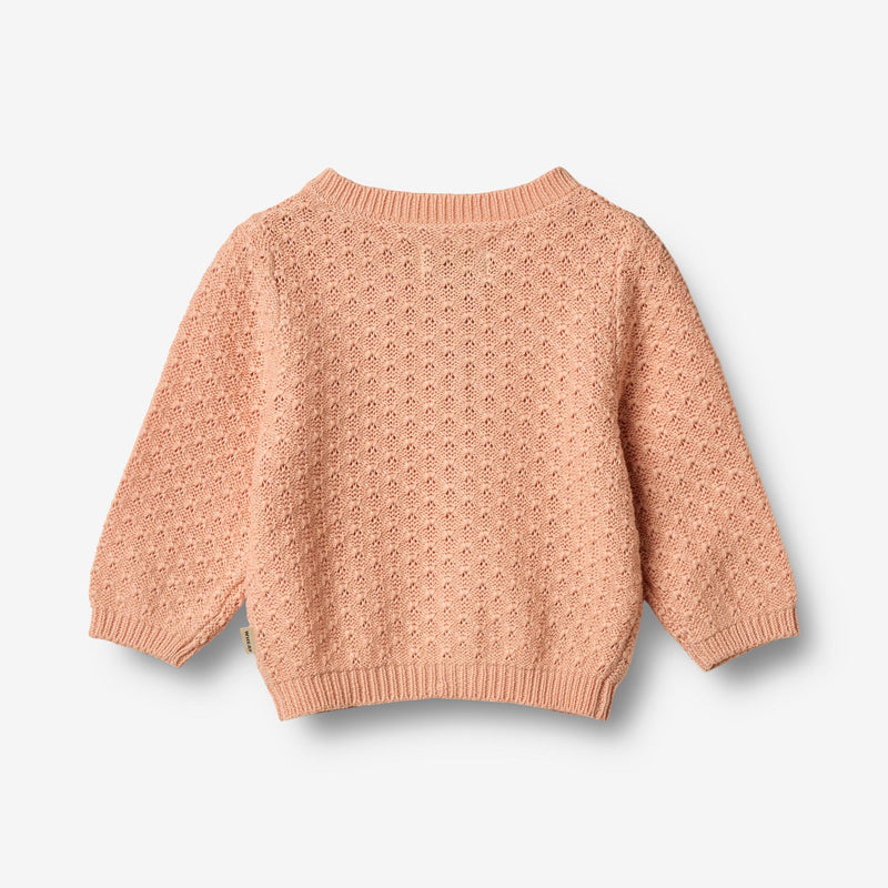 Wheat Main Knit Cardigan Magnella Cardigan 2358 pink sand