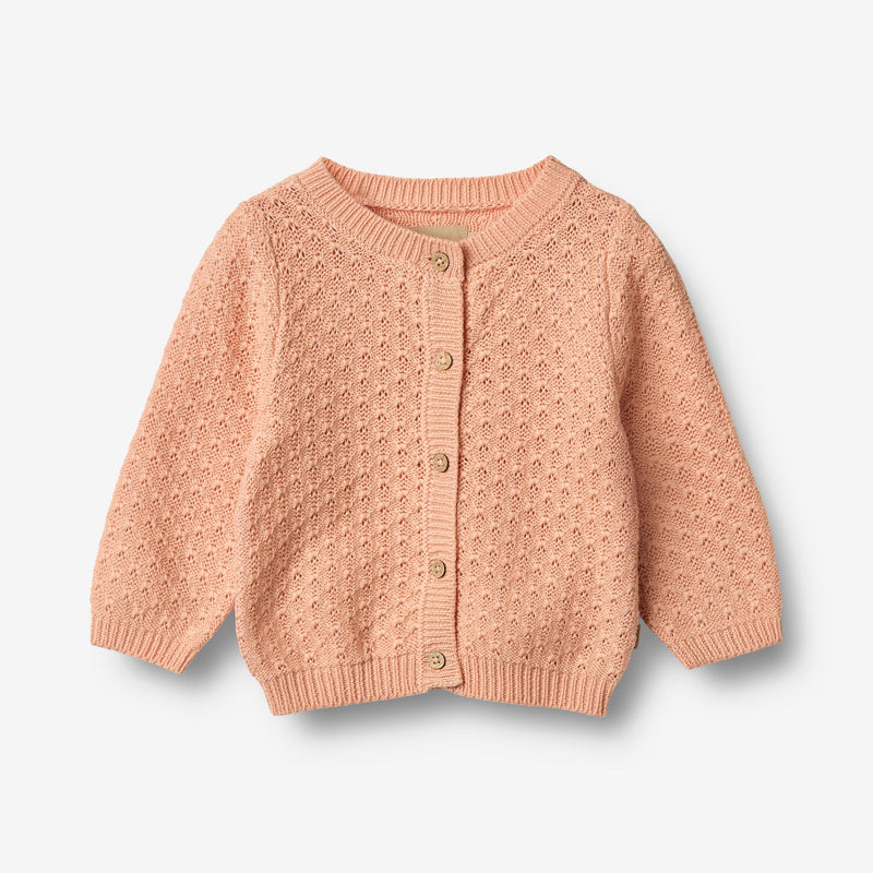Wheat Main Knit Cardigan Magnella Cardigan 2358 pink sand