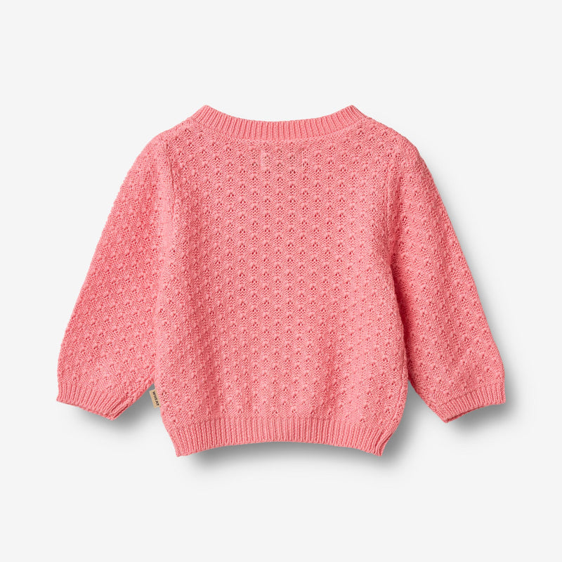 Wheat Main Knit Cardigan Magnella Cardigan 9423 flamingo pink