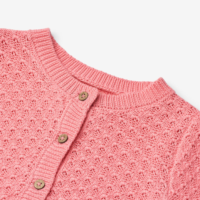Wheat Main Knit Cardigan Magnella Cardigan 9423 flamingo pink