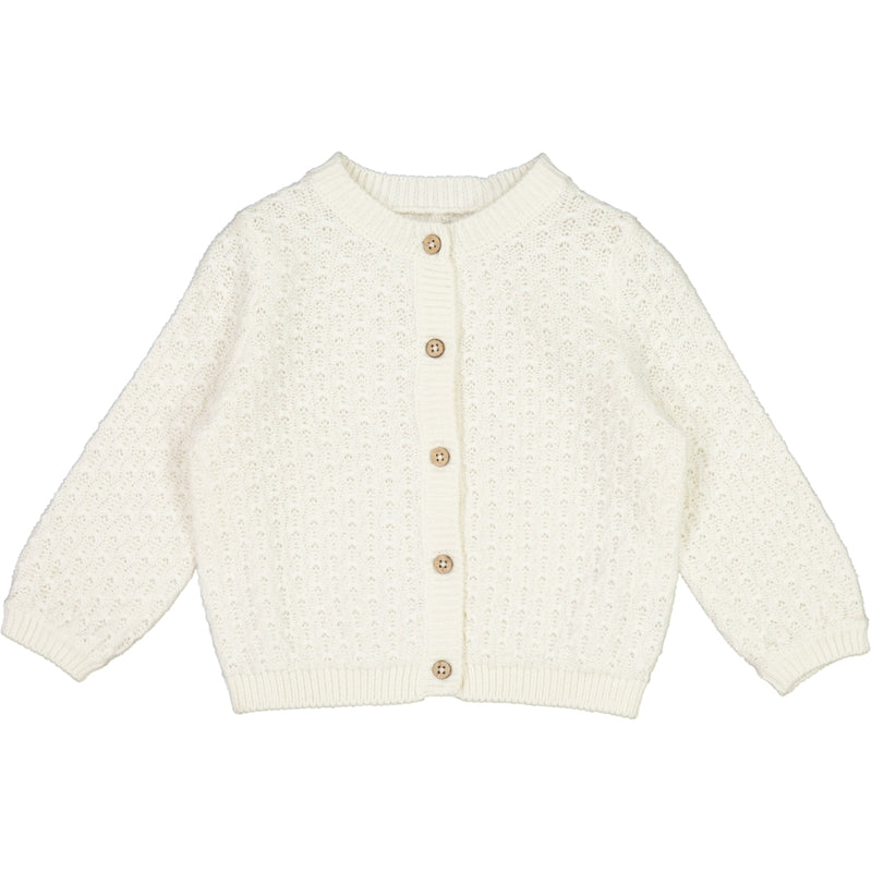 Wheat Knit Cardigan Magnella Knitted Tops 3182 ivory 