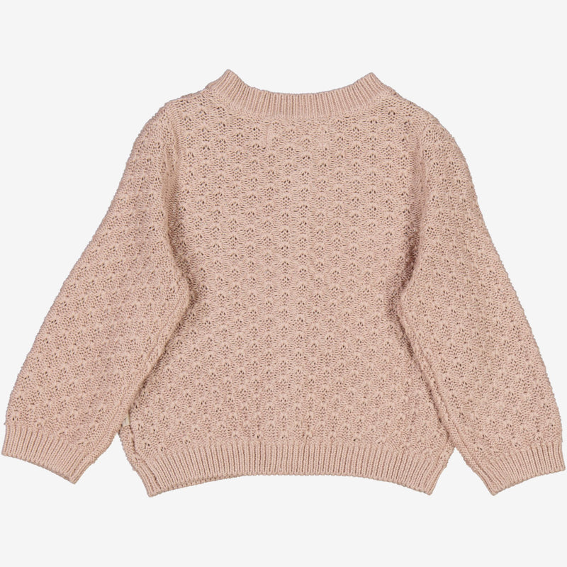 Wheat Main  Knit Cardigan Magnella | Baby Knitted Tops 1356 pale lilac