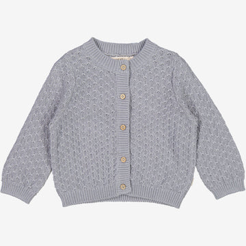 Wheat Main  Knit Cardigan Magnella | Baby Knitted Tops 1528 cloudy sky