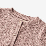 Wheat Main Knit Cardigan Magnella | Baby Knitted Tops 1135 dry rose