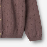 Wheat Main Knit Cardigan Maia Cardigan 2378 plum 