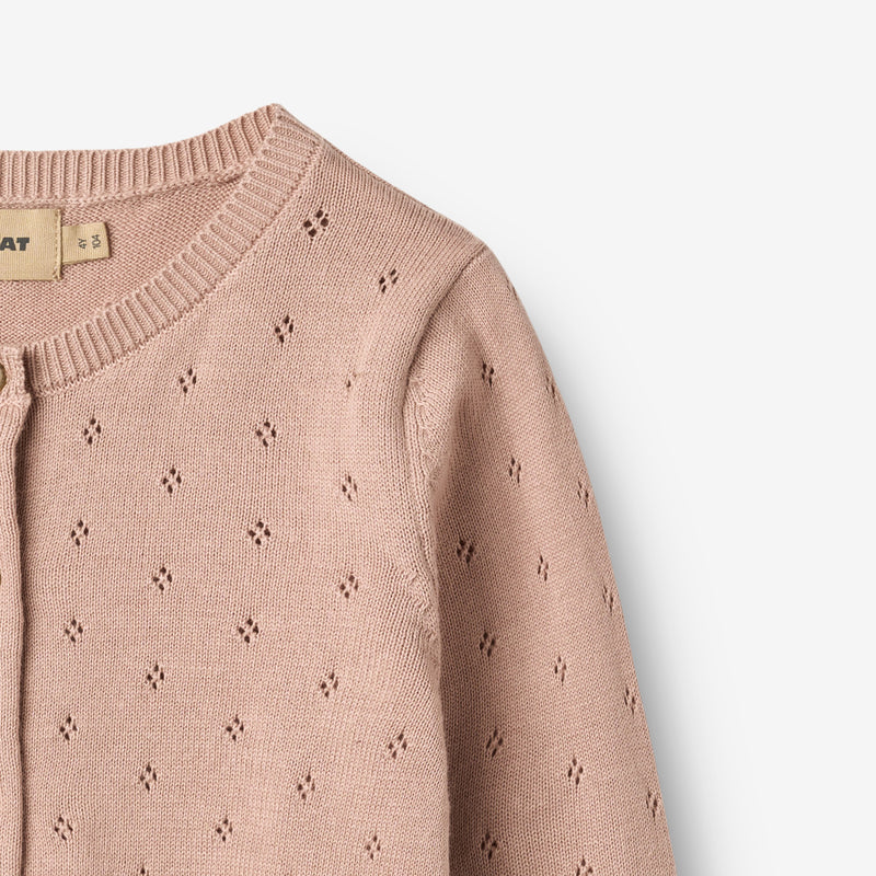 Wheat Main Knit Cardigan Maia Cardigan 2487 rose powder