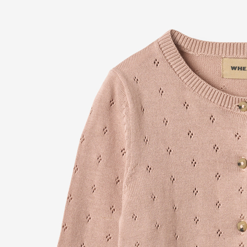 Wheat Main Knit Cardigan Maia Cardigan 2487 rose powder