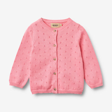 Wheat Main Knit Cardigan Maia Cardigan 9638 bubblegum