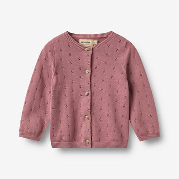 Wheat Main Knit Cardigan Maia Cardigan 9705 warm lilac