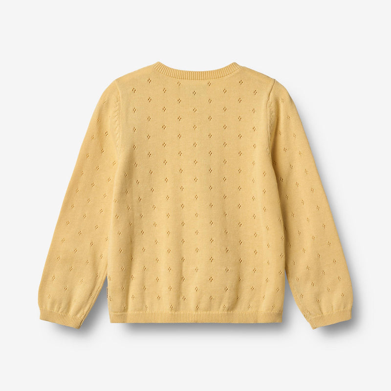 Wheat Main Knit Cardigan Maia Cardigan 9425 golden yellow