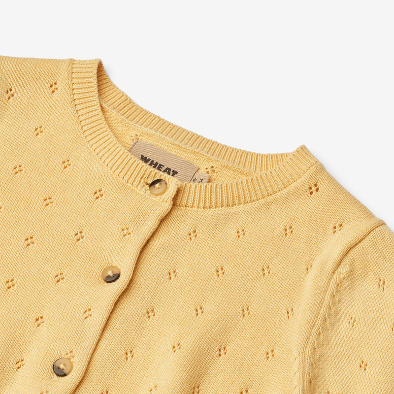 Wheat Main Knit Cardigan Maia Cardigan 9425 golden yellow