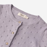 Wheat Main Knit Cardigan Maia Knitted Tops 1346 lavender