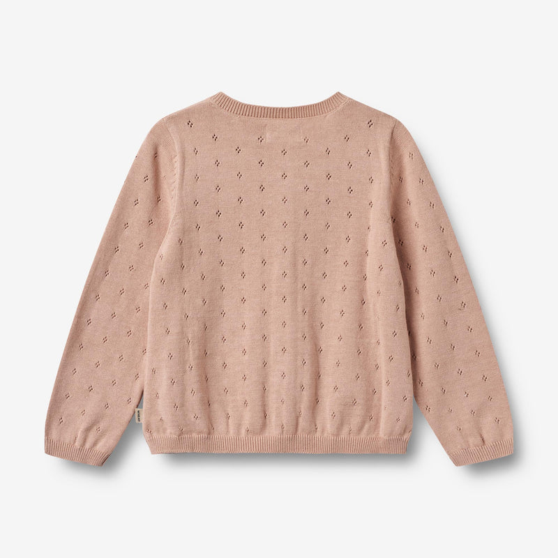 Wheat Main Knit Cardigan Maia Knitted Tops 1157 moonlight rose