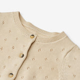 Wheat Main Knit Cardigan Maia Knitted Tops 3336 sandshell