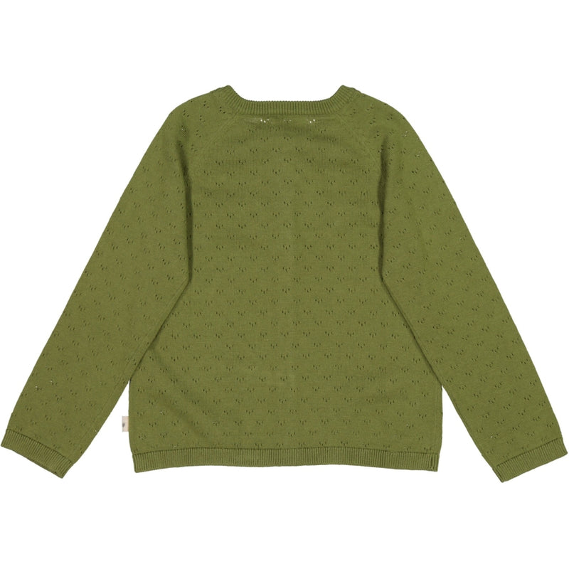 Wheat Knit Cardigan Maja Knitted Tops 4099 winter moss