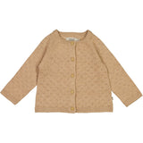Wheat Main Knit Cardigan Maja Knitted Tops 3230 sand melange