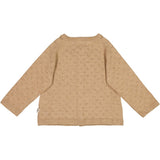 Wheat Main Knit Cardigan Maja Knitted Tops 3230 sand melange