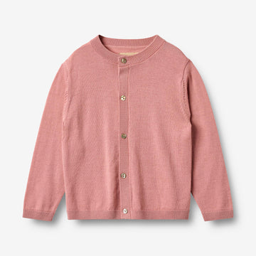 Wheat Main Knit Cardigan Nico Knitted Tops 2026 rose