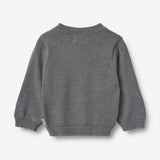 Wheat Main Knit Cardigan Siggi | Baby Knitted Tops 1201 stormy blue