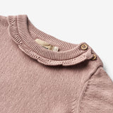 Wheat Main Knit Dress Nannie Dresses 1135 dry rose