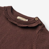 Wheat Main Knit Dress Nannie Dresses 3118 eggplant