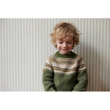 Wheat Knit Pullover Bennie Knitted Tops 4099 winter moss