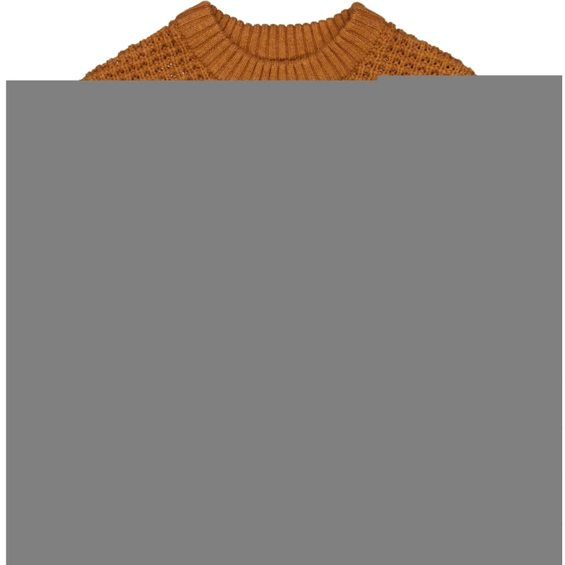 Wheat Knit Pullover Charlie Knitted Tops 3025 cinnamon melange