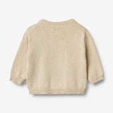 Wheat Main Knit Pullover Embr. Lisa Knitted Tops 3191 offwhite
