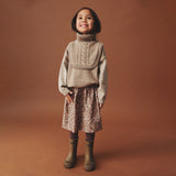 Wheat Main Knit Pullover Finley Knitted Tops 9556 grey camel melange