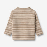 Wheat Main Knit Pullover Gunnar Knitted Tops 9574 warm sand stripe