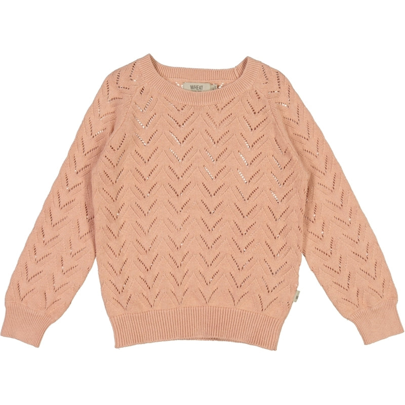 Wheat Main Knit Pullover Malvina Knitted Tops 2270 misty rose