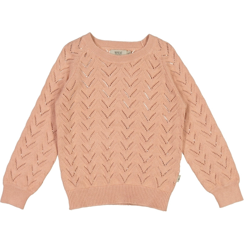 Wheat Knit Pullover Malvina Knitted Tops 2270 misty rose