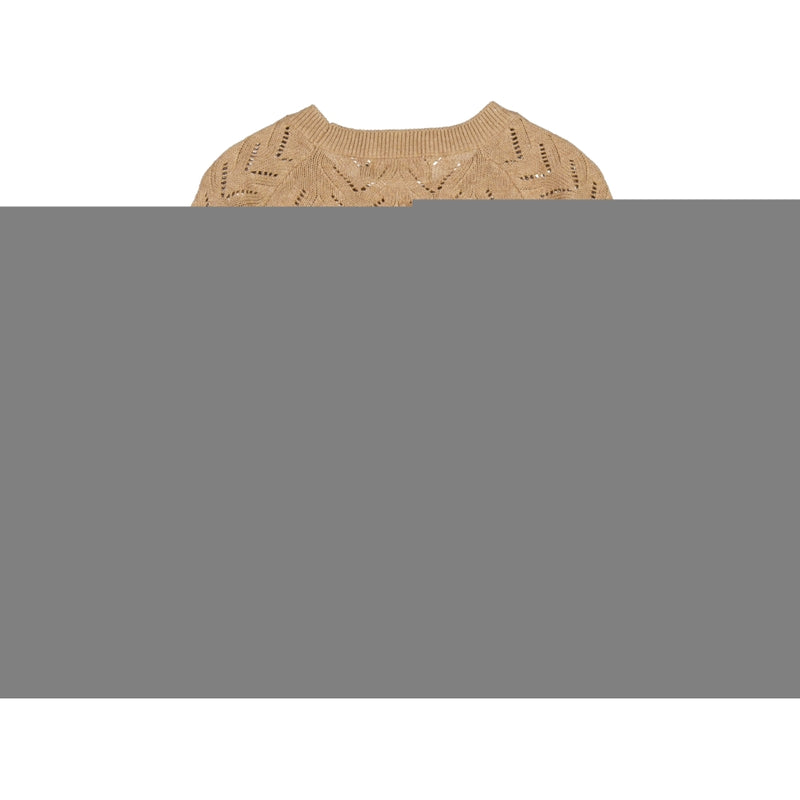 Wheat Main Knit Pullover Malvina Knitted Tops 3230 sand melange