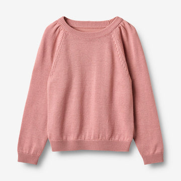 Wheat Main Knit Pullover Mira Knitted Tops 2026 rose