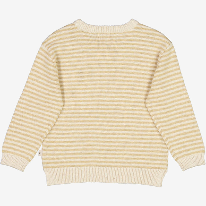 Wheat Knit Pullover Morgan Knitted Tops 9307 seeds stripe
