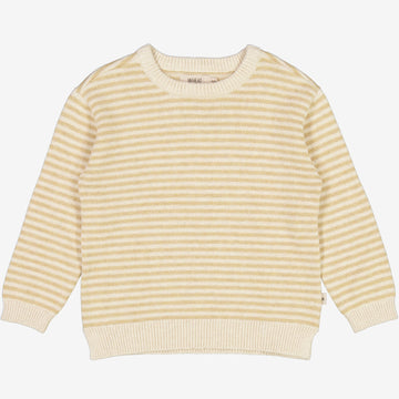 Wheat Main  Knit Pullover Morgan Knitted Tops 9307 seeds stripe