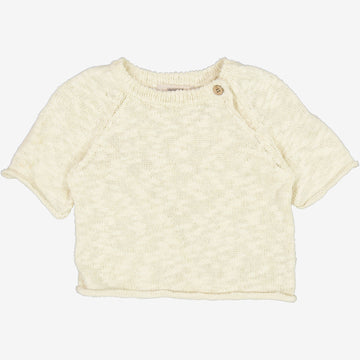 Wheat Main  Knit Pullover Vilna | Baby Knitted Tops 3129 eggshell 