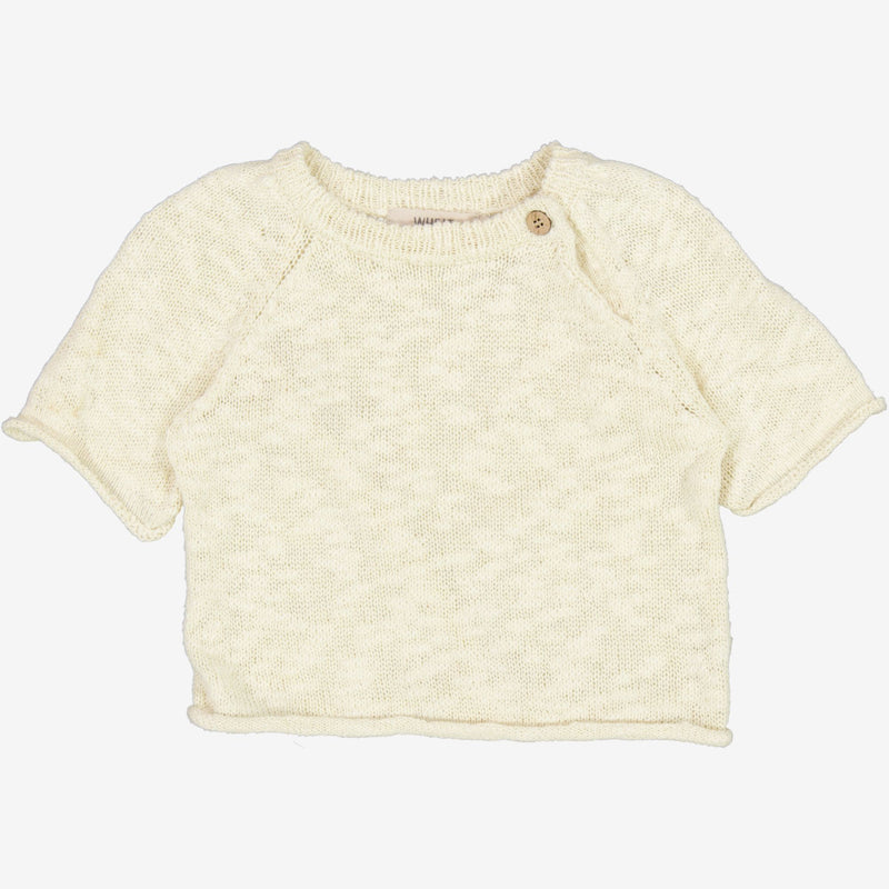 Wheat Knit Pullover Vilna | Baby Knitted Tops 3129 eggshell 