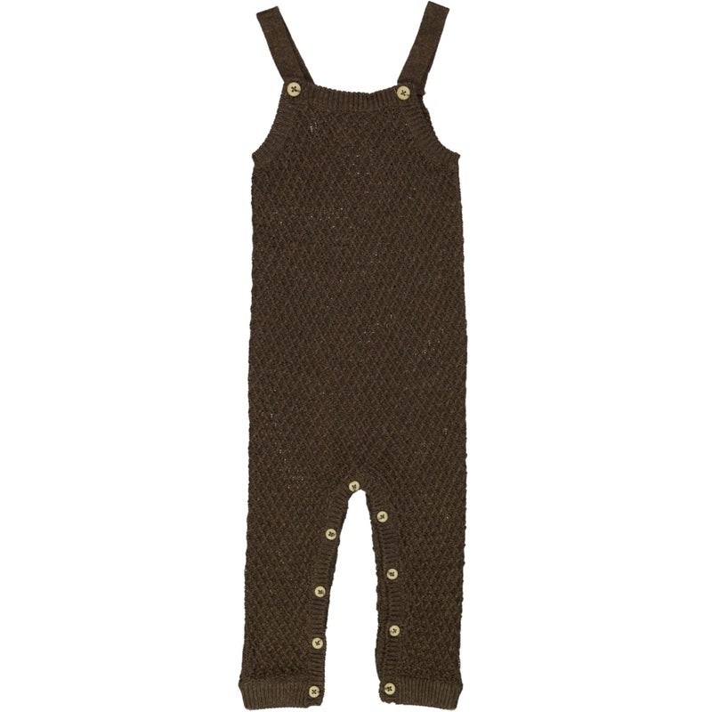 Wheat Knit Romper Bobbie Suit 3015 brown melange
