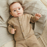 Wheat Main Knit Trousers Neel Trousers 9574 warm sand melange