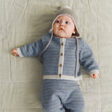 Wheat Main Knit Trousers Neel Trousers 9948 bluey