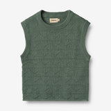 Wheat Main Knit Vest Bobby Knitted Tops 9550 duck green