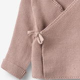 Wheat Main Knit Wraparound L/S Siva Cardigan 1135 dry rose