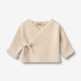 Wheat Main Knit Wraparound L/S Siva Cardigan 3336 sandshell