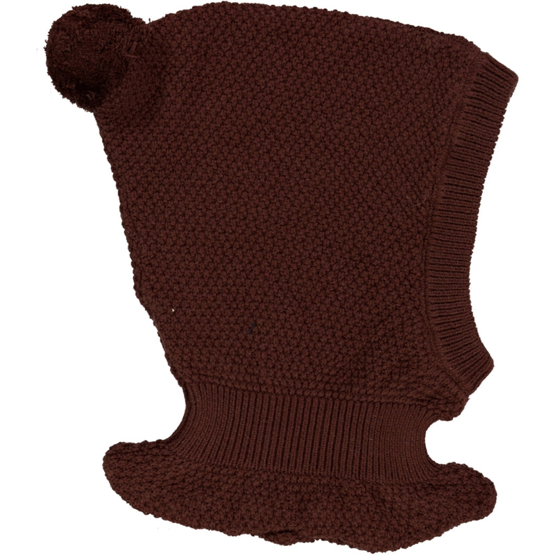 Wheat Outerwear Knitted Balaclava Pomi Outerwear acc. 2750 maroon