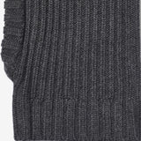 Wheat Outerwear Knitted Balaclava Woolao Accessory 0064 charcoal melange