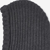 Wheat Outerwear Knitted Balaclava Woolao Accessory 0064 charcoal melange