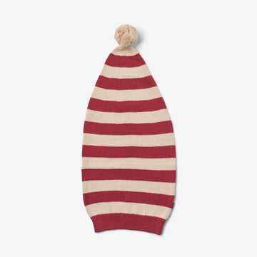 Wheat Main Knitted Christmas Hat Outerwear acc. 9968 red christmas stripe