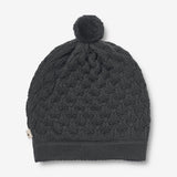 Wheat Outerwear Knitted Hat Ezel Outerwear acc. 0025 black coal