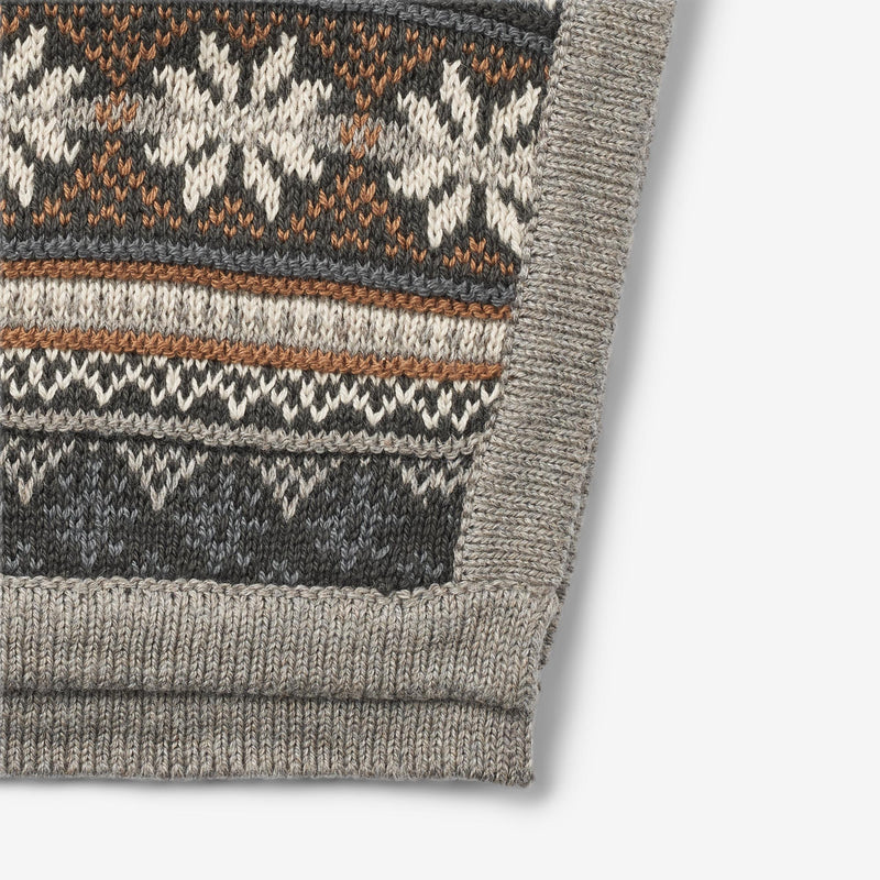 Wheat Outerwear Knitted Neckwarmer Lorenz Outerwear acc. 3229 warm grey melange
